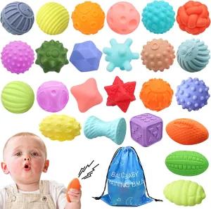 Sensory Balls for Toddlers,Toys for Babies & Toddlers,Textured Multi Ball Set