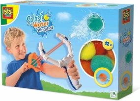 SES Creative 02315 Splash Ball Slingshot with 12 Reusable Water Balloons