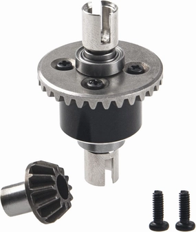 ShareGoo 144001 Differential Gear Set, Diff Bevel Gear Set Compatible with WLtoys 144001 1/14 RC Car Buggy Upgrade Parts