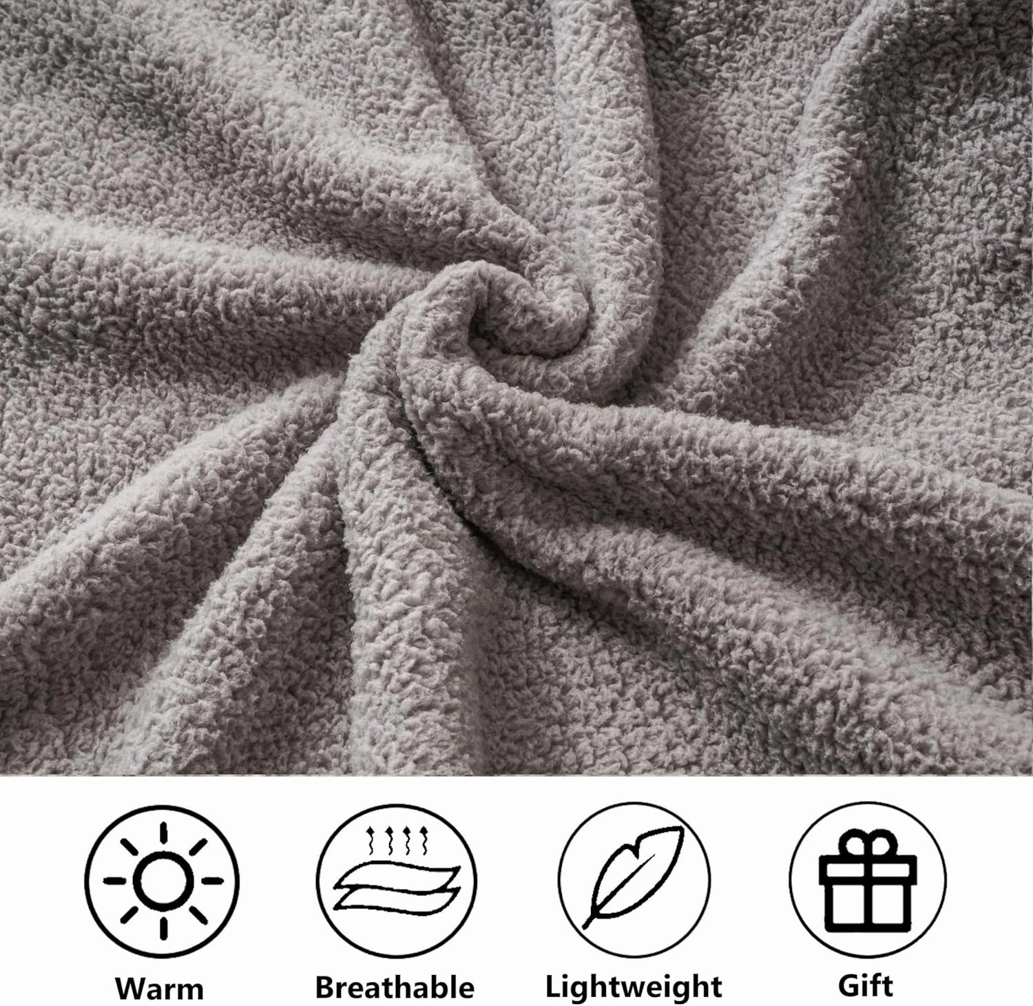 Sherpa Wearable Blanket Hoodie Gifts for Women, Cozy Warm Oversized Hoodie Blanket Sweater with Pockets for Adults