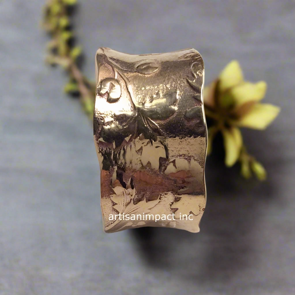 Silver Brass Boho Ring - Unexpected Moment.