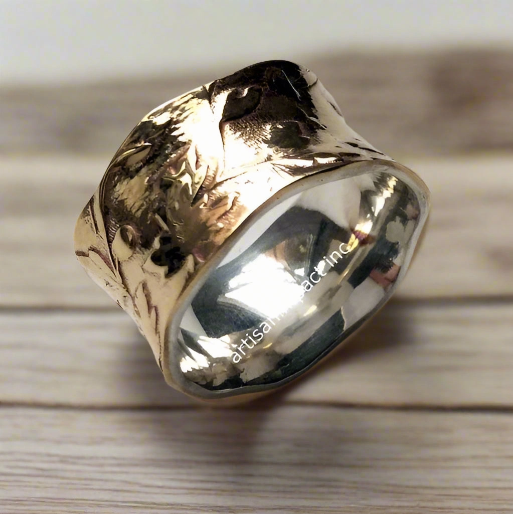 Silver Brass Boho Ring - Unexpected Moment.