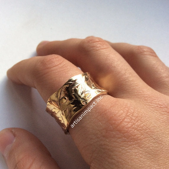 Silver Brass Boho Ring - Unexpected Moment.