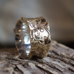 Silver Brass Boho Ring - Unexpected Moment.