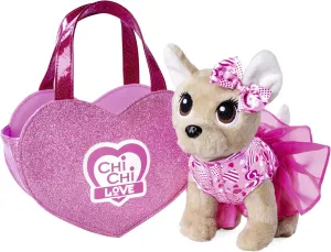 Simba Chi Chi Love Ove is in The Air Dog Toy with Bag and Accessories, 20 cm