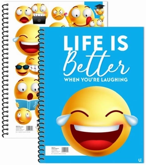 Single Emoji Spiral Notebook 20x28cm