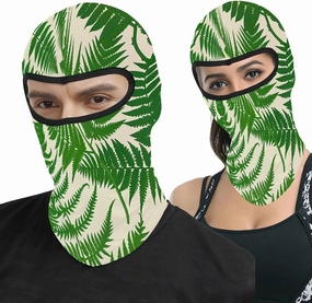 Ski Mask for Men Women Fern Green Plant Printed Balaclava Face Motorcycle Helmet Full Head Mask Neck Warmer Hat