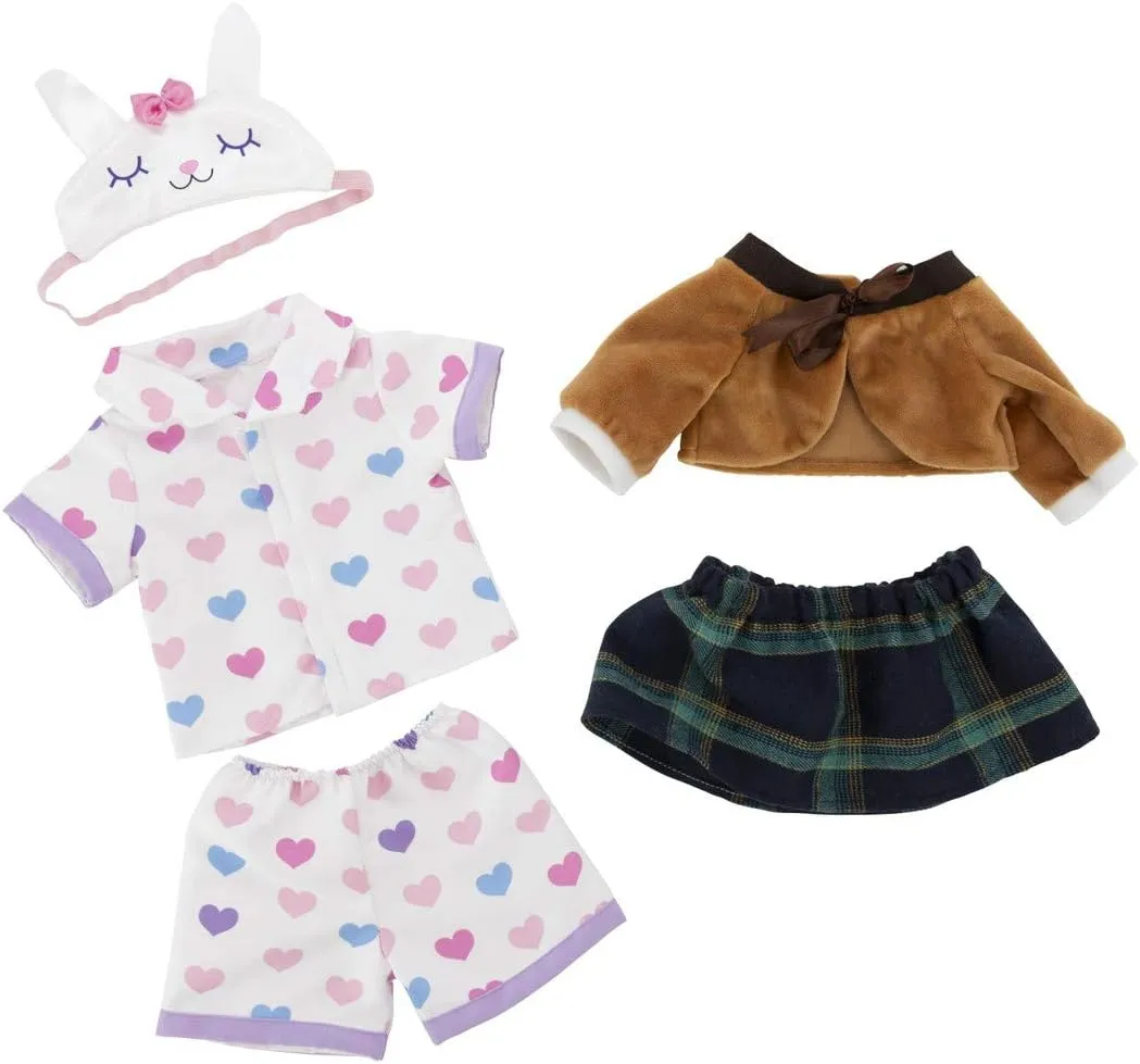 Soft Baby Doll - Plush Rag with 2 Clothing Set, My First Plush Toy for Girls, Boys & Infants, Stuffed Toy, Adorable Companion for 1 Year Old & Up - 18 Inch Alpaca