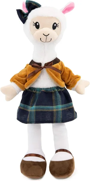 Soft Baby Doll - Plush Rag with 2 Clothing Set, My First Plush Toy for Girls, Boys & Infants, Stuffed Toy, Adorable Companion for 1 Year Old & Up - 18 Inch Alpaca