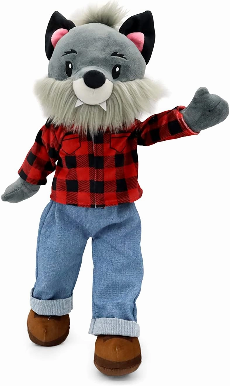 Soft Baby Doll - Plush Rag with 2 Clothing Sets, My First Plush Stuffed Toy for Girls, Boys & Infants, Adorable Companion for 1 Year Old & Up - 18 Inch Werewolf