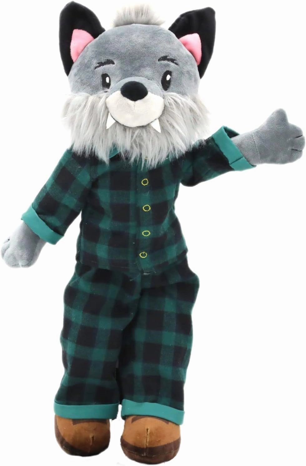 Soft Baby Doll - Plush Rag with 2 Clothing Sets, My First Plush Stuffed Toy for Girls, Boys & Infants, Adorable Companion for 1 Year Old & Up - 18 Inch Werewolf