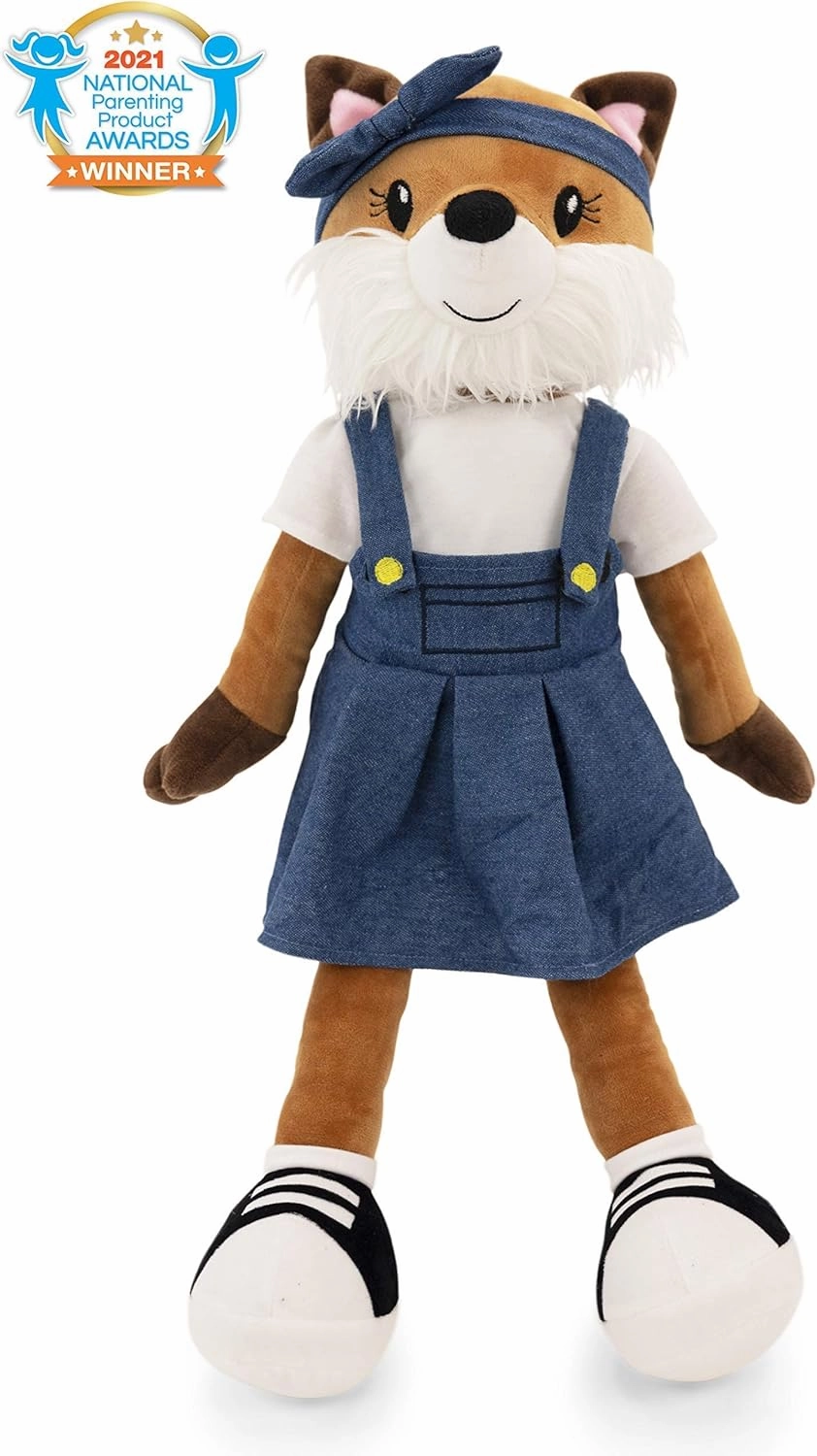 Soft Baby Doll - Plush Rag with 2 Clothing Sets, My First Plush Toy for Girls, Boys & Infants, Stuffed Toy, Adorable Companion for 1 Year Old & Up - 18 Inch Fox