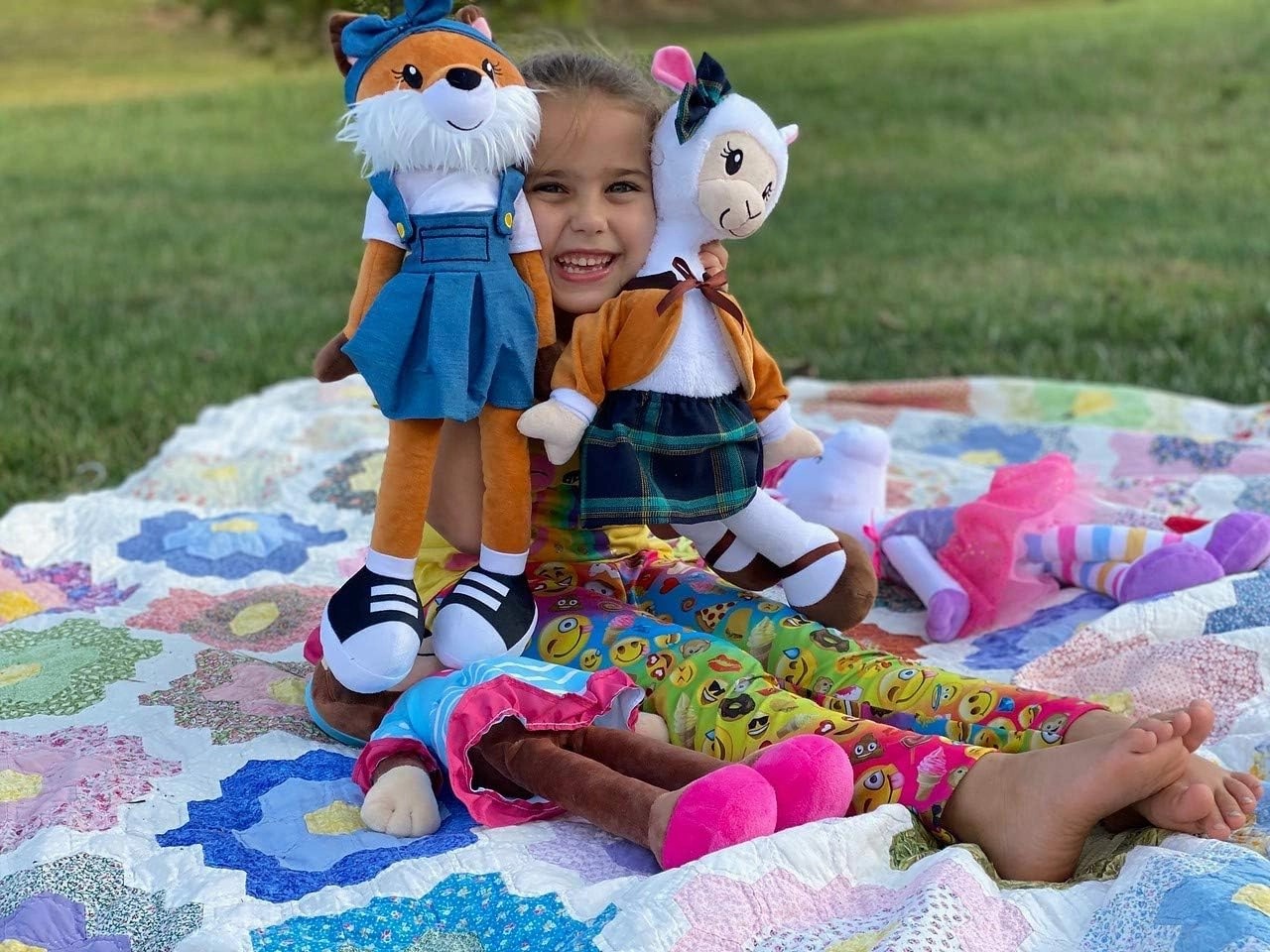 Soft Baby Doll - Plush Rag with 2 Clothing Sets, My First Plush Toy for Girls, Boys & Infants, Stuffed Toy, Adorable Companion for 1 Year Old & Up - 18 Inch Fox