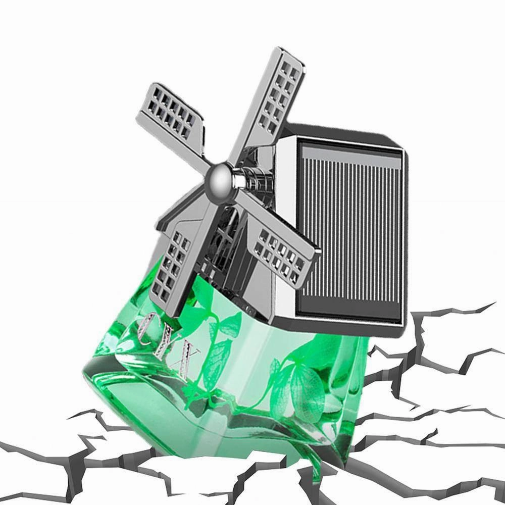 Solar Powered Car Air Freshener - Eco-Friendly Aroma Diffuser