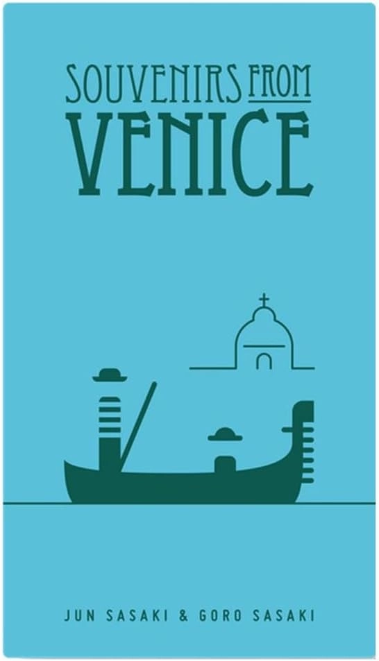 Souvenirs from Venice – Tile-Based Strategy Board Game | 2–5 Players | Ages 8  | Portable Travel Game
