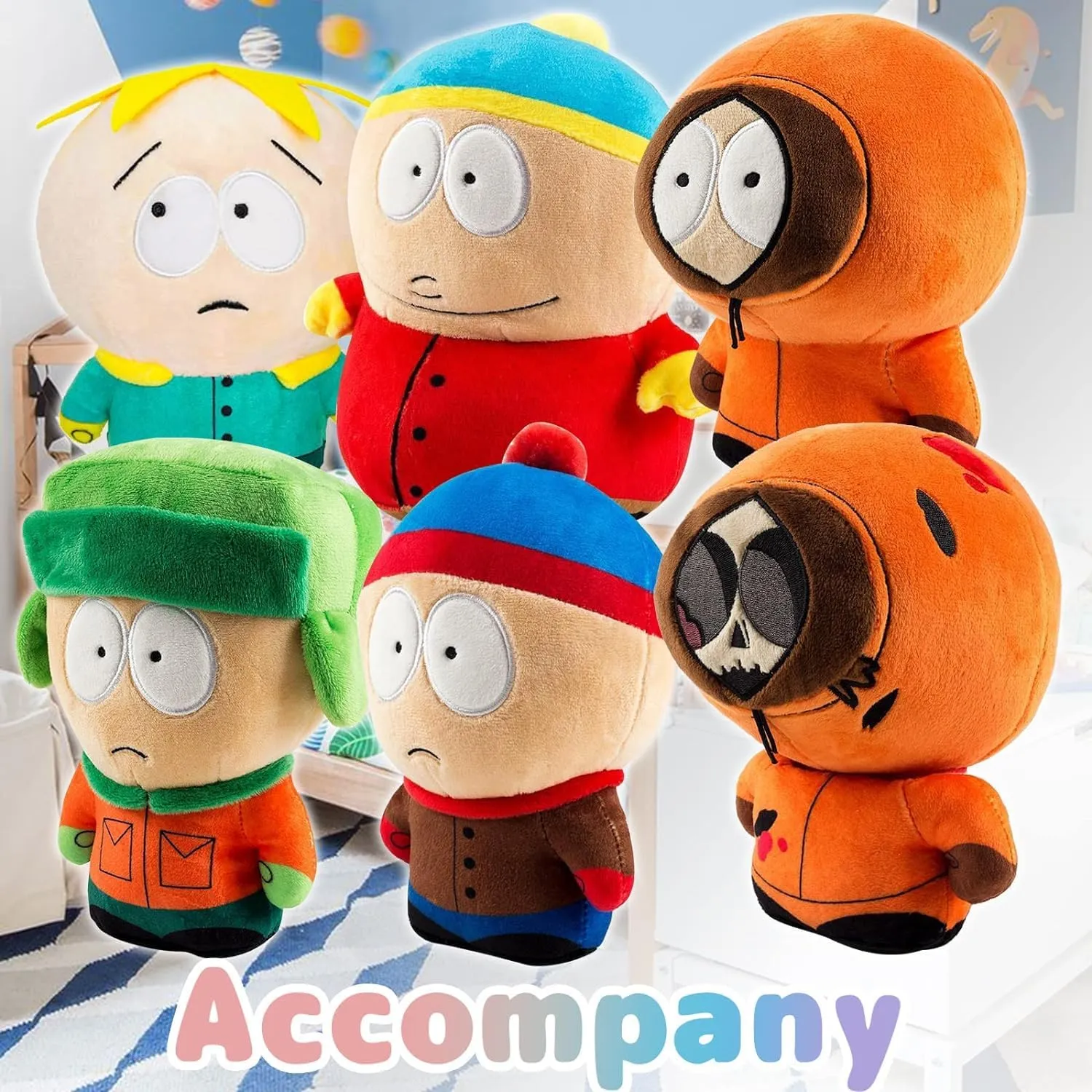SP Anime Soft Toys, Plush Doll Cute Pillow Stuffed Animals Toy for Children Adults and Fans (6Pcs)