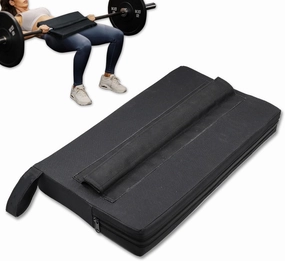 Square Hip-Thrust Pad Protective Extra Thick foam pad for Barbell Weightlifting Hip Thrusts and Glute Bridges Workouts Home Gym Equipment