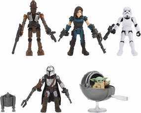 STAR WARS Mission Fleet Defend The Child 2.5-Inch-Scale Figure 5-Pack with Accessories, Toys for Kids Ages 4 and Up