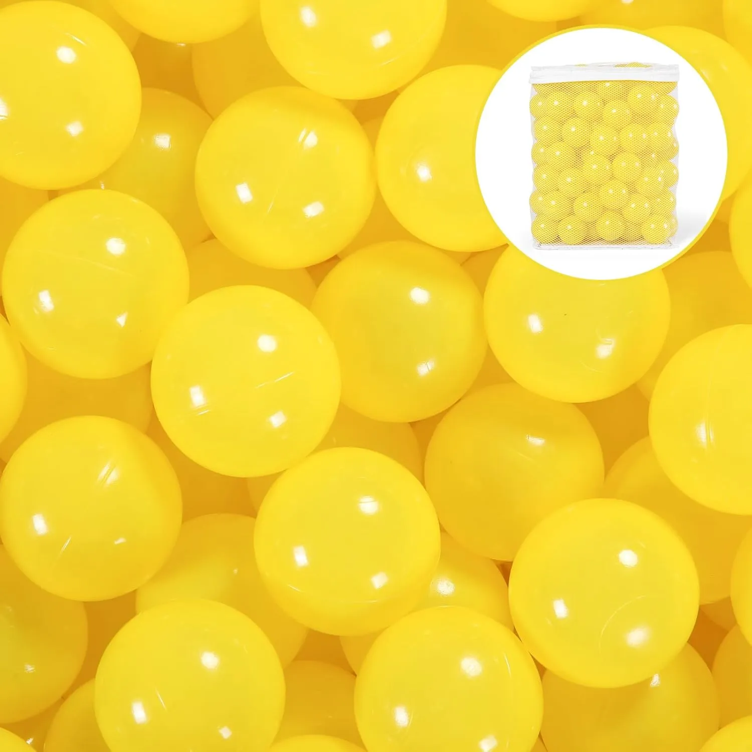 STARBOLO Ball Pit Balls for Kids - 100 170 Pack Crush Proof Plastic Refill Balls for Ball Pit, 2.2 Inch Bright Colors Phthalate and BPA Free for Toddlers Pool