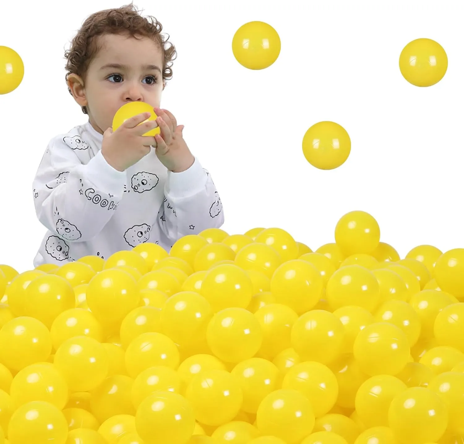 STARBOLO Ball Pit Balls for Kids - 100 170 Pack Crush Proof Plastic Refill Balls for Ball Pit, 2.2 Inch Bright Colors Phthalate and BPA Free for Toddlers Pool