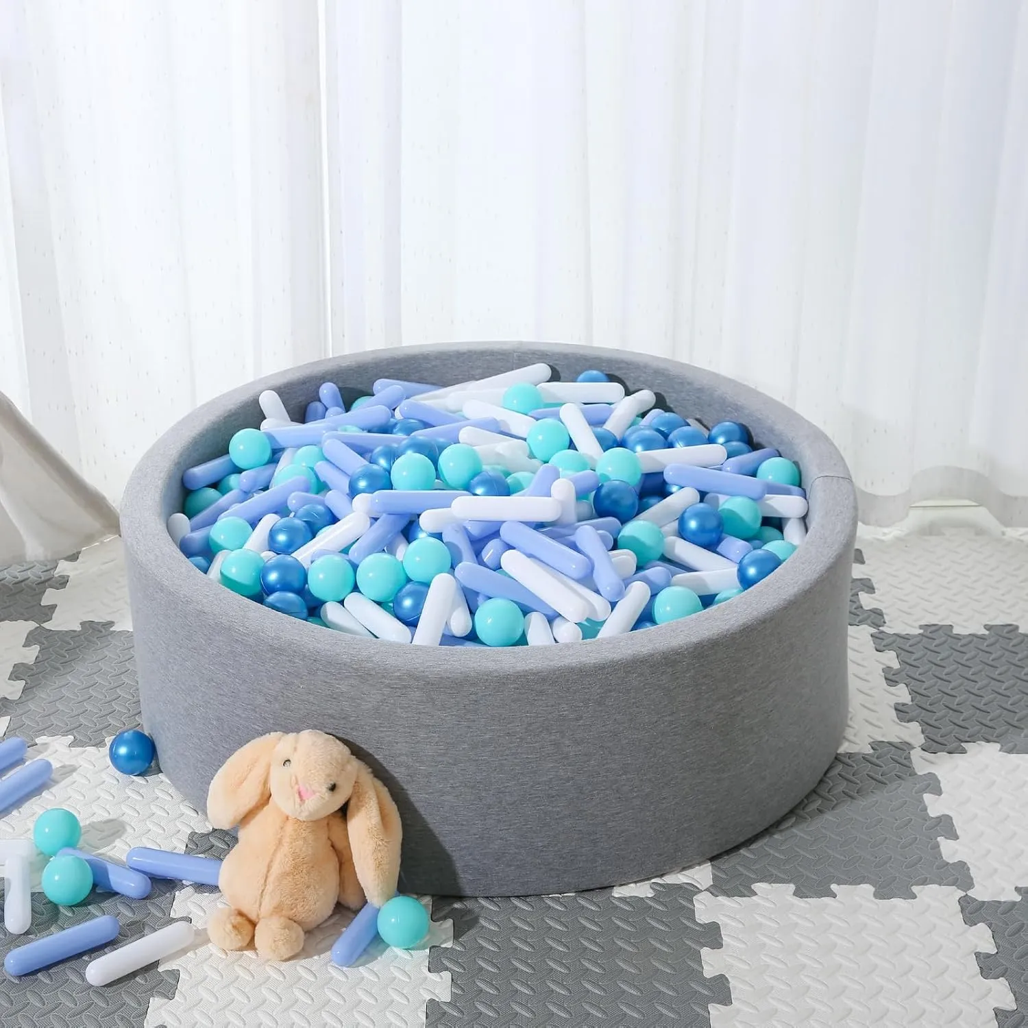 STARBOLO Ball Pit Balls for Kids -120pcs Crush Proof Plastic Toy Balls for Toddler Ball Pit, Ball Pit Play Tent, Baby Pool Water Toys, Christmas Party Decoration, Photo Props