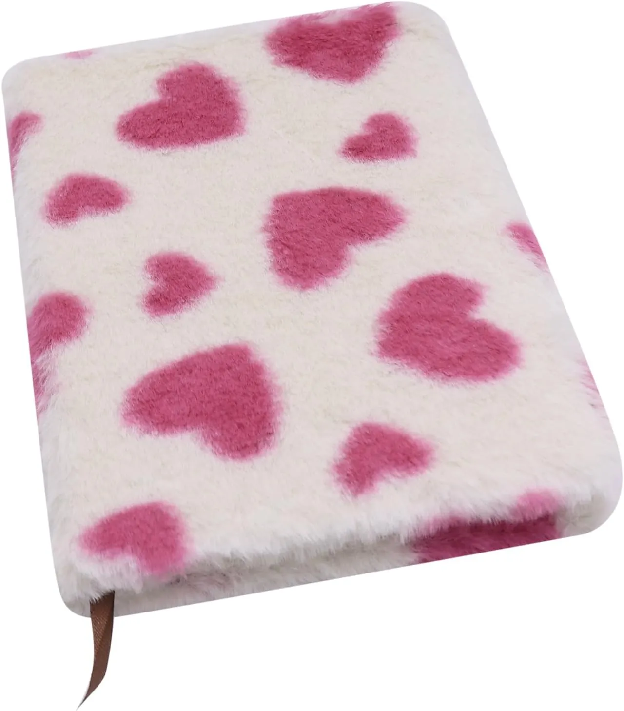 Starry Notebook Plush Diary for Girls Teens Fuzzy Journal Writing Pad A5 Lined 160 Pages