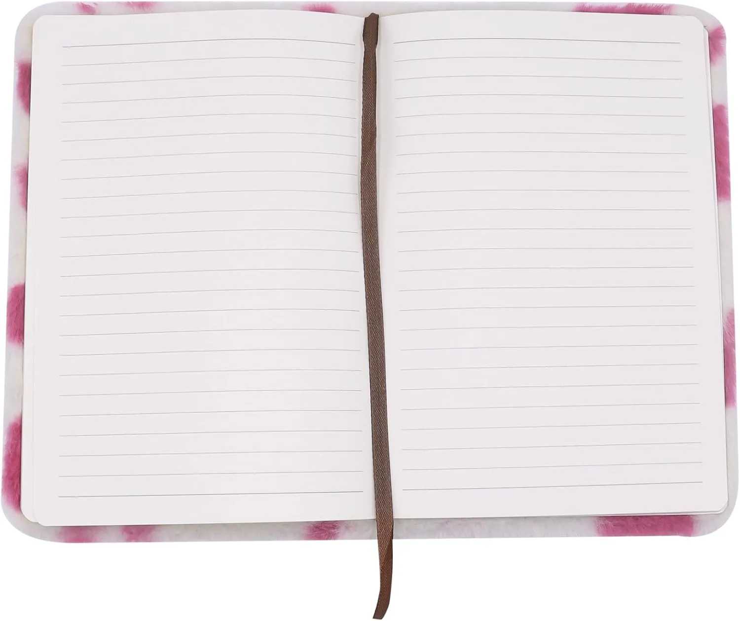 Starry Notebook Plush Diary for Girls Teens Fuzzy Journal Writing Pad A5 Lined 160 Pages