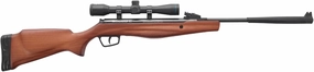 Stoeger S3000-C Compact Airgun Combo - .177 Caliber - Hardwood with Fiber-Optic Sights Combo - Includes 4 x 32 Scope