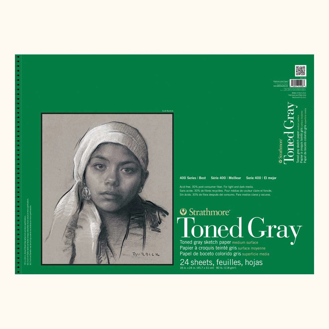 Strathmore 400 Toned Grey Journal