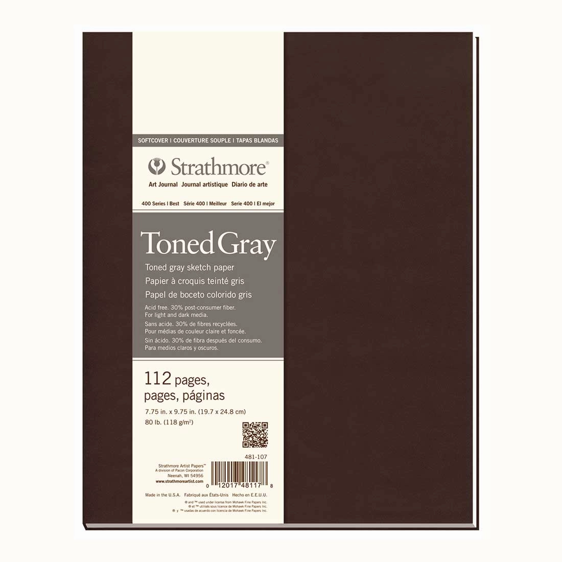 Strathmore 400 Toned Grey Journal