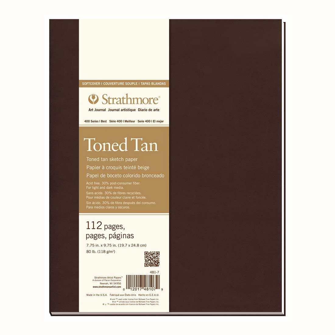 Strathmore 400 Toned Tan Journal