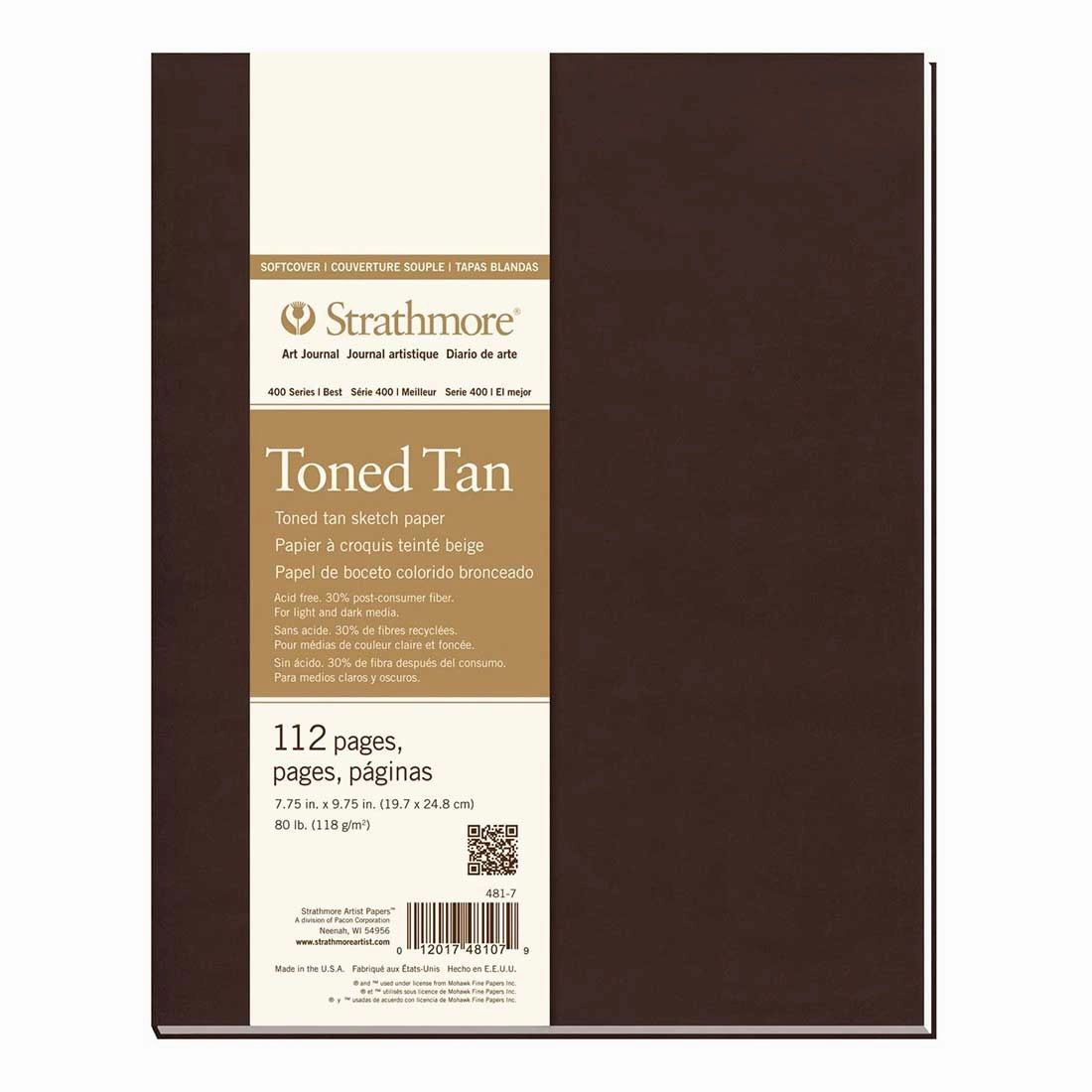 Strathmore 400 Toned Tan Journal