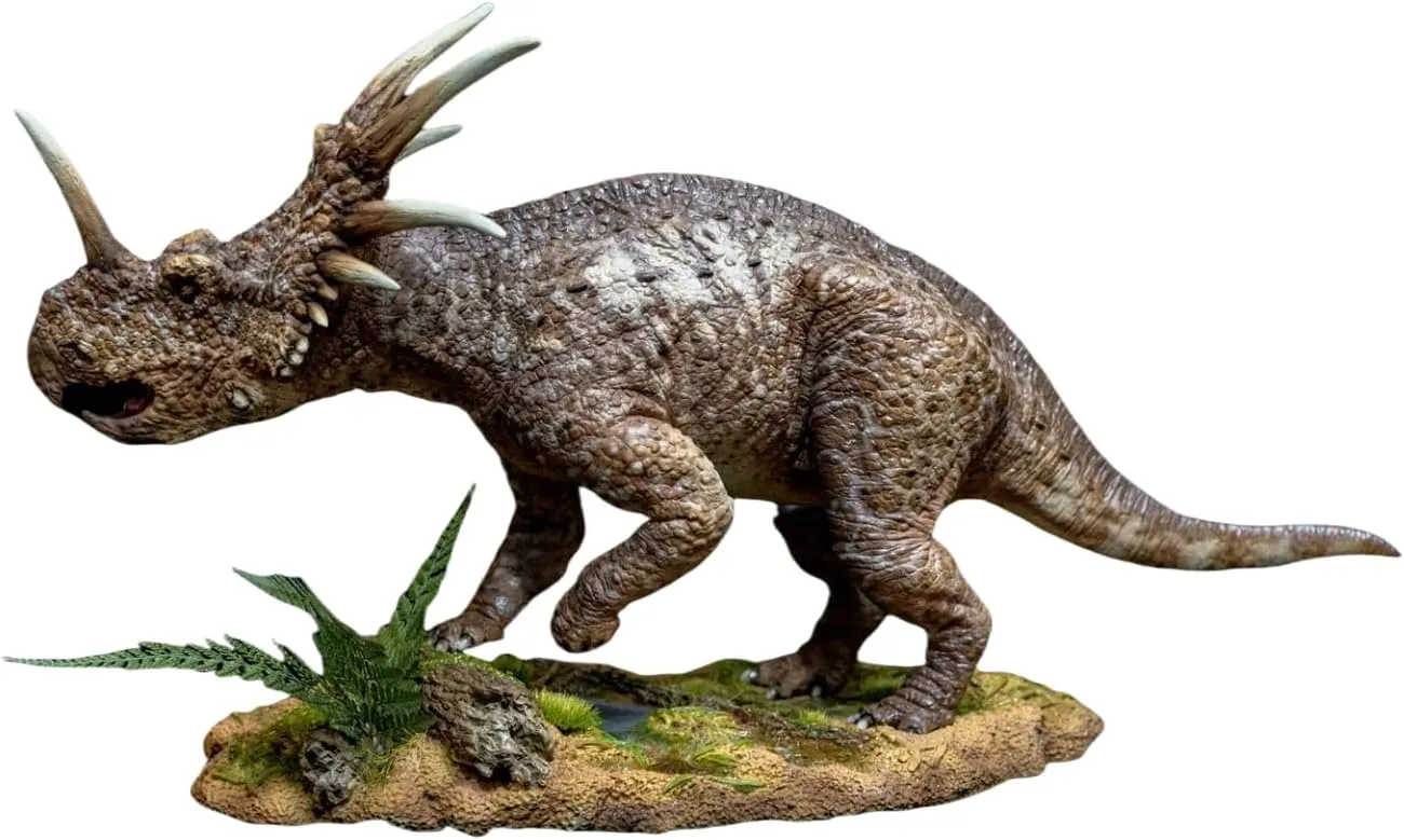 SUMERU Studio Styracosaurus Model GK Dinosaur Model Collector Animal Figure Gift (Painted)