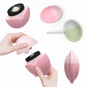 Sunscreen Applicator For Kids, Roll on Sponge Applicator for Sunscreen -Sunblock Buddy Brush Set with Protective Caps, Sun Lotion Applicator Sun Cream Brush for Adults & Families Travel, Pink