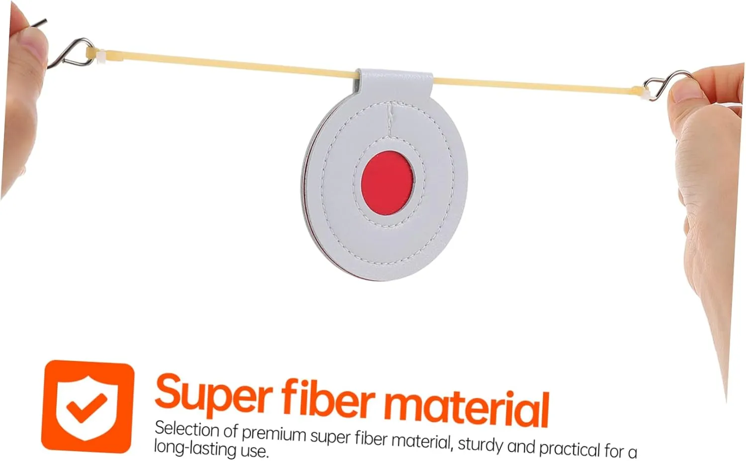 SUPVOX 2 Sets Bullseye Bag Super Fiber Portable White