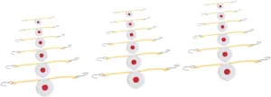 SUPVOX 2 Sets Bullseye Bag Super Fiber Portable White