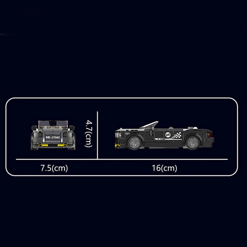 Tech Mini RR DAWN Speed Champions Racers Bricks Toy