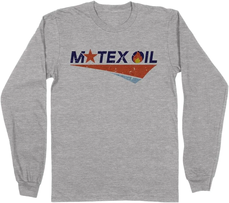 TeesAndTankYou Motex Oil Logo Long Sleeve Shirt Unisex