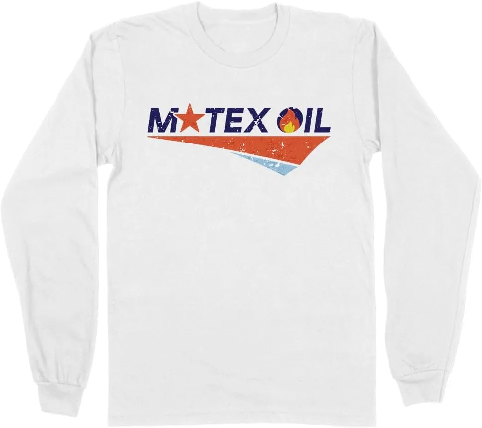 TeesAndTankYou Motex Oil Logo Long Sleeve Shirt Unisex