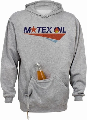 TeesAndTankYou Motex Oil Logo Beer Holder Tailgate Hoodie Sweatshirt Unisex