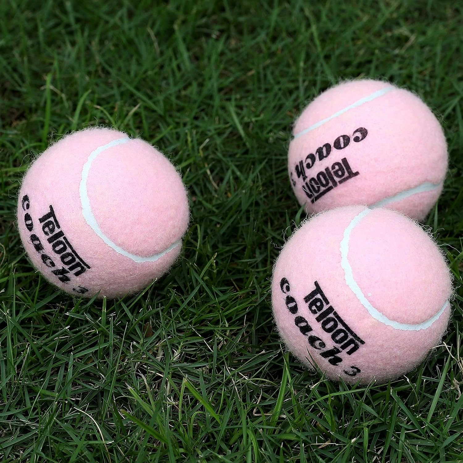 Teloon Pressure Training Tennis Balls-12 or 18 Count-Mesh Carry Bag，4 Colors Available，Pressureless Training Exercise Tennis Balls for Beginners.