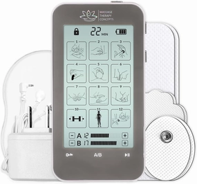 TENS Unit Muscle Stimulator - Non-Invasive EMS Therapy Machine for Neck, Shoulder & Back Pain Relief, Sciatica, Arthritis - Safe & Portable with 12 Modes & 20 Intensity Levels