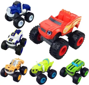 The Monster Machines Toy, Kids Monster Truck Cars, Vehicles Diecast Play Racing Cars Birthday Gifts Trucks for Toddler 3  Years (6 Pack)