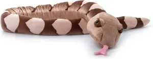 The Petting Zoo Copperhead Snake Stuffed Animal, Gifts for Kids, Snake Plush Toy 54 inches
