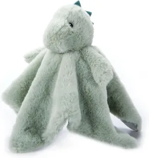 The Petting Zoo Dinosaur Stuffed Animal Plushie Blanket, Gifts for Kids, Bumblez Luvee Animals, Green Dino Plush Toy, 13 inches