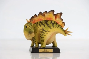 The Chubby Ancient Creatures 03 Series Stegosaurus Model Resin Animal Figure Collection Dinosaur Decoration Gift