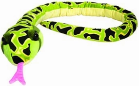 The Petting Zoo Python Snake Stuffed Animal, Gifts for Kids, Snake Plush Toy 54 inches