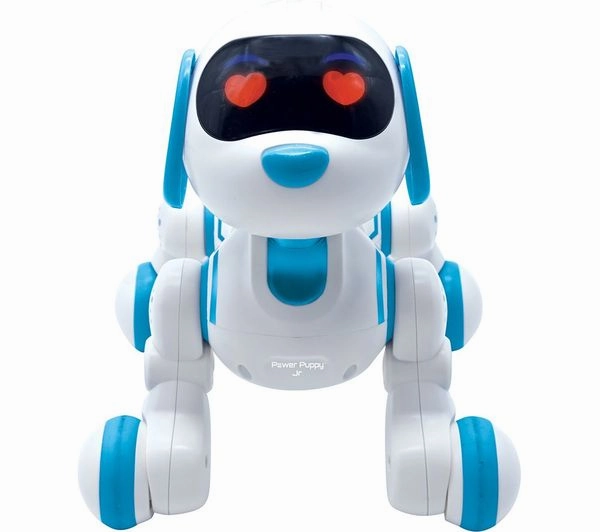 TieDex UK LEXIBOOK Pup01 Power Puppy Smart Robot Dog - White & Blue