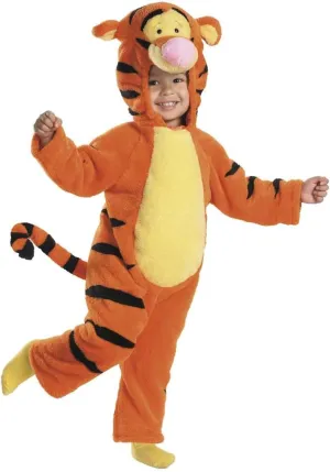 Tigger Deluxe Two-Sided Plush Jumpsuit Costume - Medium (3T-4T)