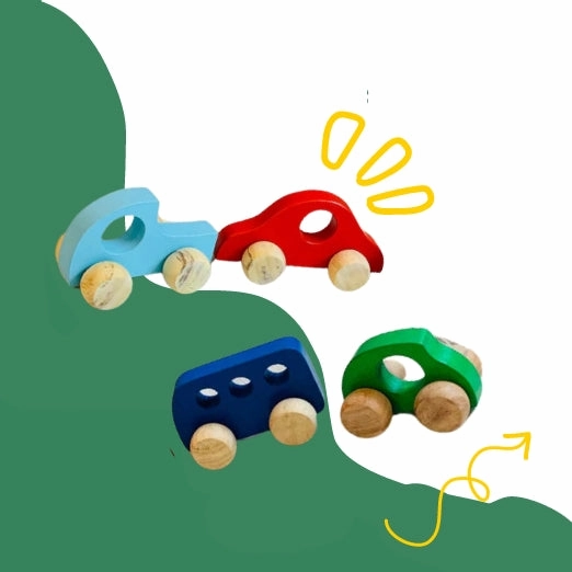 Timber town Racing Cars (Set Of 4)